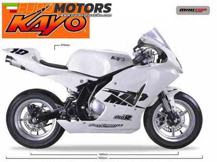 MINIGP 150 KAYO - minimoto racing 155cc 4 tempi motard mini gp